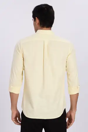Cream Cotton Casual Shirt 4